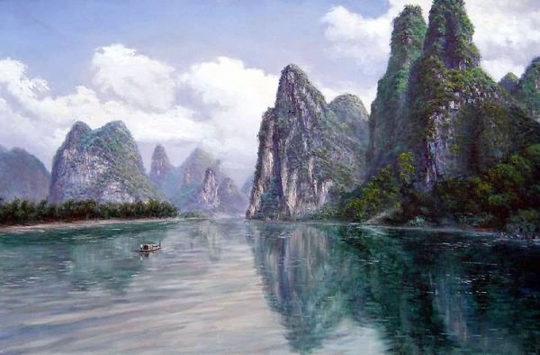 Landscape Oil Painting,60cm x 90cm(23〃 x 35〃),6160013-z