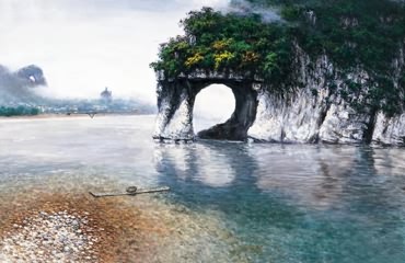Landscape Oil Painting,140cm x 212cm,wjh6175001-x