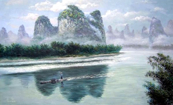 Landscape Oil Painting,60cm x 90cm(23〃 x 35〃),6160029-z