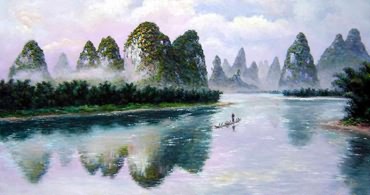Landscape Oil Painting,80cm x 200cm,qsh6171003-x