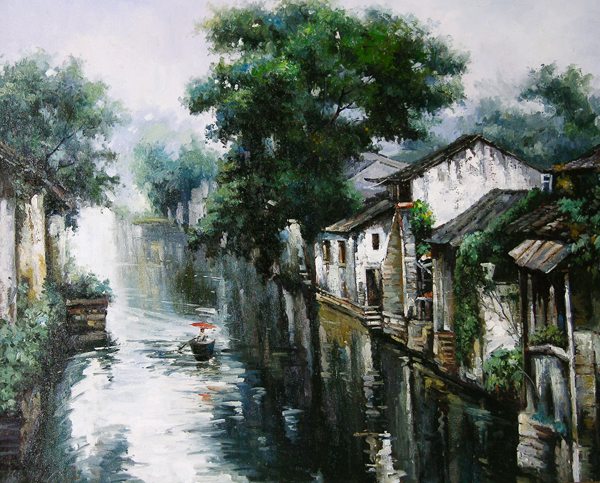 Landscape Oil Painting,80cm x 100cm(31〃 x 39〃),6161001-z