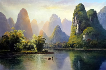 Landscape Oil Painting,60cm x 90cm,6163006-x