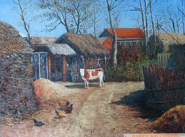 Landscape Oil Painting,75cm x 100cm(29〃 x 39〃),6163008-z