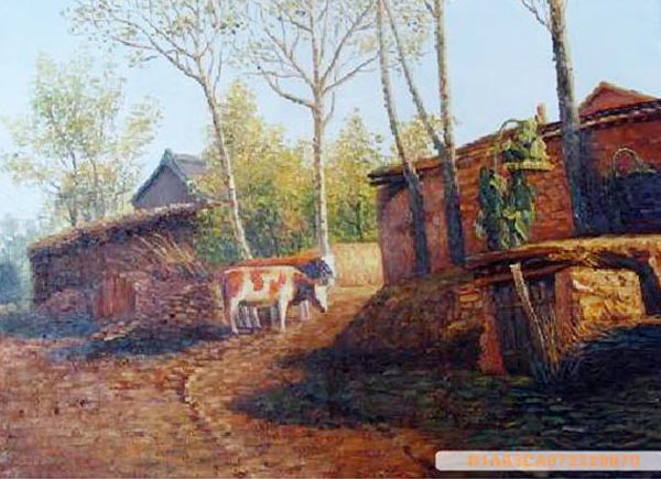 Landscape Oil Painting,50cm x 70cm(19〃 x 27〃),6163010-z