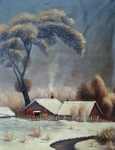Landscape Oil Painting,60cm x 90cm(23〃 x 35〃),6163013-z