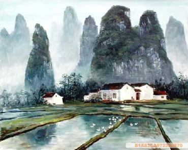 Landscape Oil Painting,60cm x 90cm,6163016-x