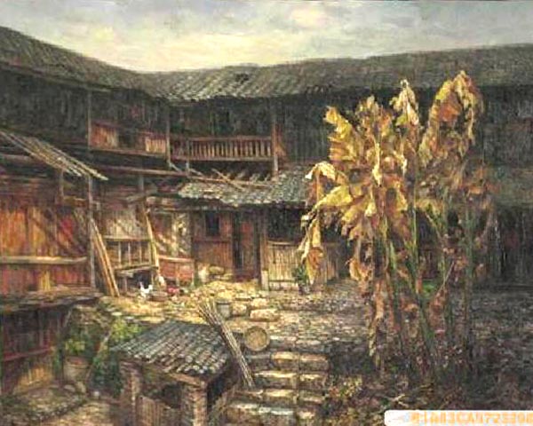 Landscape Oil Painting,60cm x 90cm(23〃 x 35〃),6163017-z