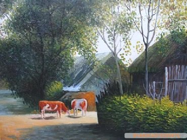 Landscape Oil Painting,70cm x 140cm,lgl6176001-x