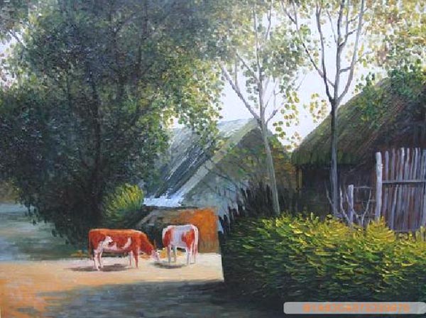 Landscape Oil Painting,60cm x 90cm(23〃 x 35〃),6163019-z