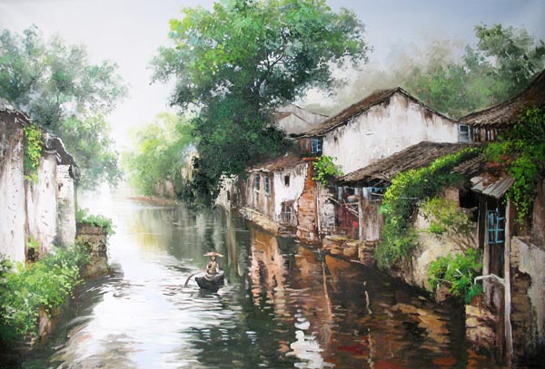 Landscape Oil Painting,60cm x 90cm(23〃 x 35〃),6165008-z