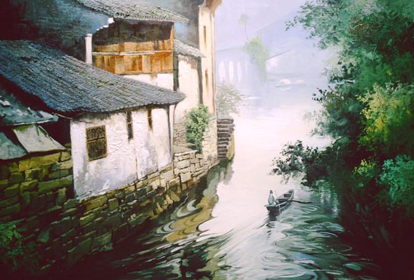 Landscape Oil Painting,60cm x 90cm(23〃 x 35〃),6165021-z