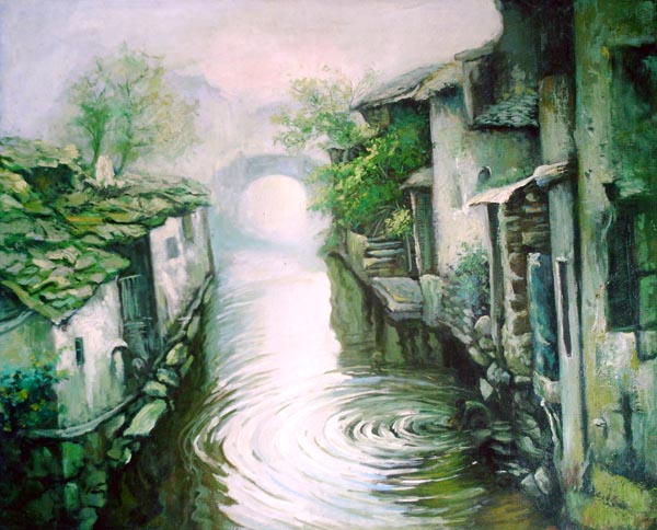Landscape Oil Painting,75cm x 100cm(29〃 x 39〃),6165024-z