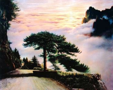 Landscape Oil Painting,96cm x 90cm,6166004-x
