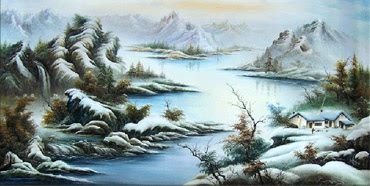 Landscape Oil Painting,50cm x 100cm,6168001-x