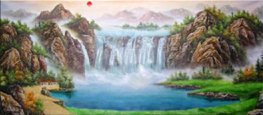Landscape Oil Painting,60cm x 120cm,lzx6174002-x
