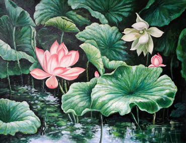 Floral Oil Painting,60cm x 80cm,6265001-x