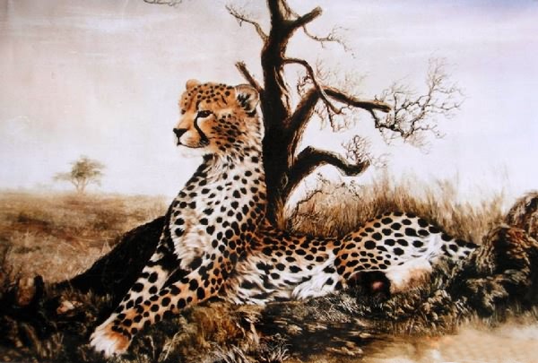 Animal Oil Painting,60cm x 90cm(23〃 x 35〃),6458004-z