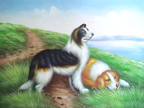 Animal Oil Painting,50cm x 60cm(19〃 x 24〃),6471001-z