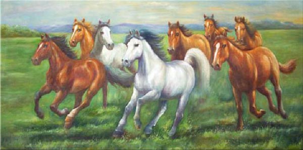 Animal Oil Painting,90cm x 180cm(35〃 x 70〃),6472002-z