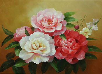 Floral Oil Painting,60cm x 120cm,lcq6280004-x
