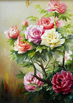 Floral Oil Painting,60cm x 80cm,lcq6280003-x