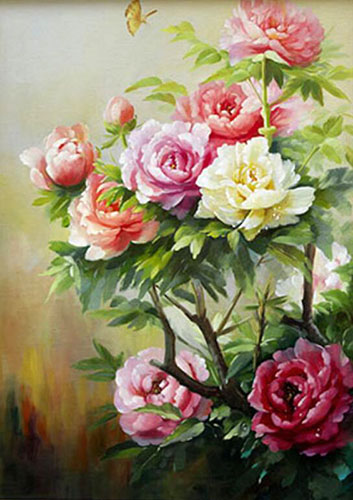 Floral Oil Painting,60cm x 80cm(23〃 x 31〃),lcq6280003-z