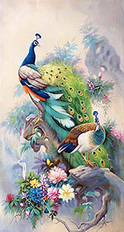 Floral Oil Painting,80cm x 140cm,lcq6280011-x