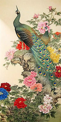 Floral Oil Painting,70cm x 120cm(27〃 x 47〃),lcq6280009-z