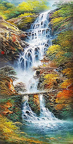 Landscape Oil Painting,70cm x 140cm(27〃 x 55〃),lgl6176001-z