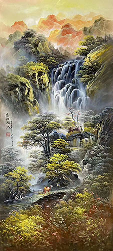 Landscape Oil Painting,80cm x 160cm(31〃 x 63〃),lgl6176004-z