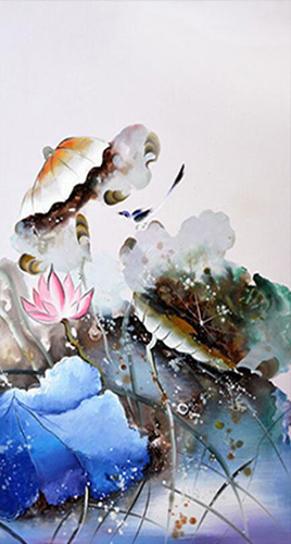 Floral Oil Painting,50cm x 100cm(19〃 x 39〃),lxs6278001-z