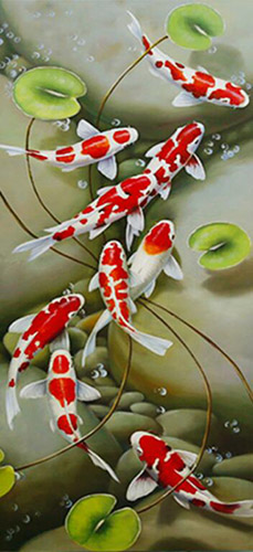 Floral Oil Painting,50cm x 100cm(19〃 x 39〃),lxs6278002-z