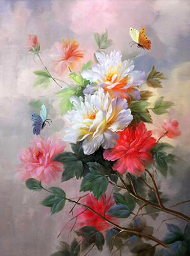 Floral Oil Painting,60cm x 80cm(23〃 x 31〃),lxs6278007-z