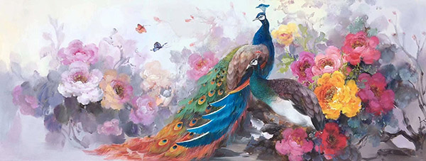 Floral Oil Painting,80cm x 160cm(31〃 x 63〃),lys6282029-z