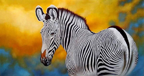 Animal Oil Painting,60cm x 120cm(24〃 x 48〃),wyh6485002-z