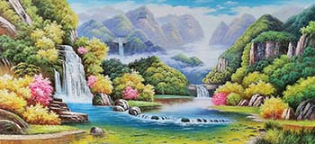 Landscape Oil Painting,70cm x 100cm,xb6170009-x