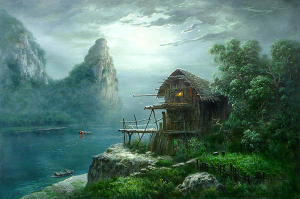 Landscape Oil Painting,70cm x 100cm(27〃 x 39〃),ymh6177001-z