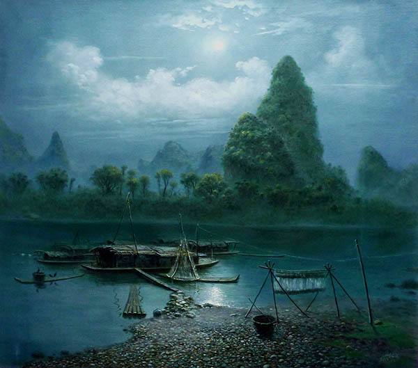 Landscape Oil Painting,70cm x 80cm(27〃 x 31〃),ymh6177008-z