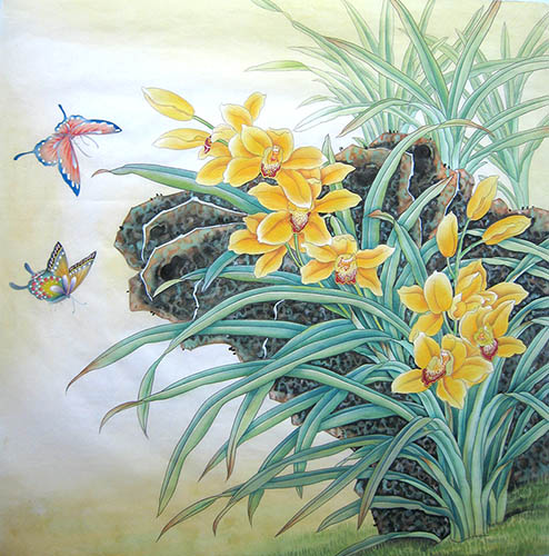 Orchid,66cm x 66cm(26〃 x 26〃),2011020-z