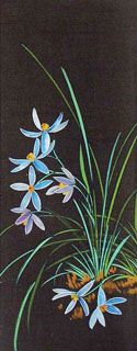 Chinese Orchid Painting,30cm x 50cm,2336041-x