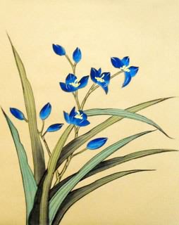 Chinese Orchid Painting,20cm x 25cm,2336046-x