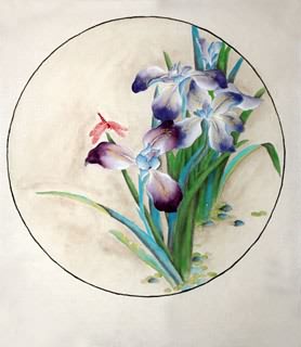 Chinese Orchid Painting,40cm x 50cm,2417002-x