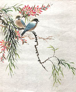 Chinese Other Birds Painting,40cm x 50cm,2011057-x