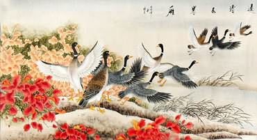 Chinese Other Birds Painting,92cm x 174cm,2336118-x