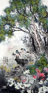 Chinese Other Birds Painting,66cm x 136cm,2423016-x