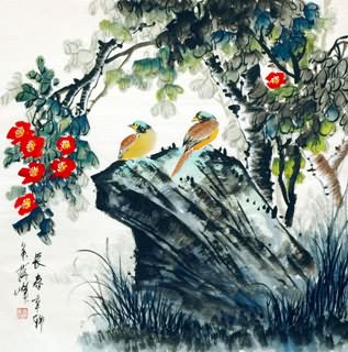 Chinese Other Birds Painting,69cm x 69cm,2423022-x