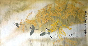 Chinese Other Birds Painting,66cm x 130cm,2553001-x