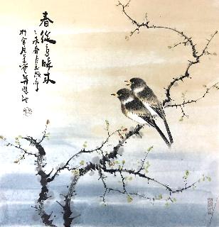 Chinese Other Birds Painting,50cm x 50cm,dyc21099027-x
