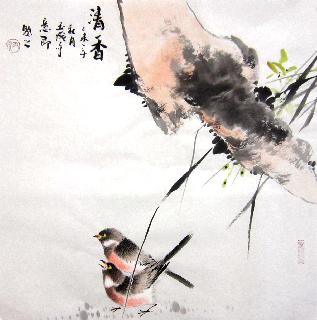 Chinese Other Birds Painting,50cm x 50cm,dyc21099029-x