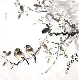 Chinese Other Birds Painting,50cm x 50cm,dyc21099037-x